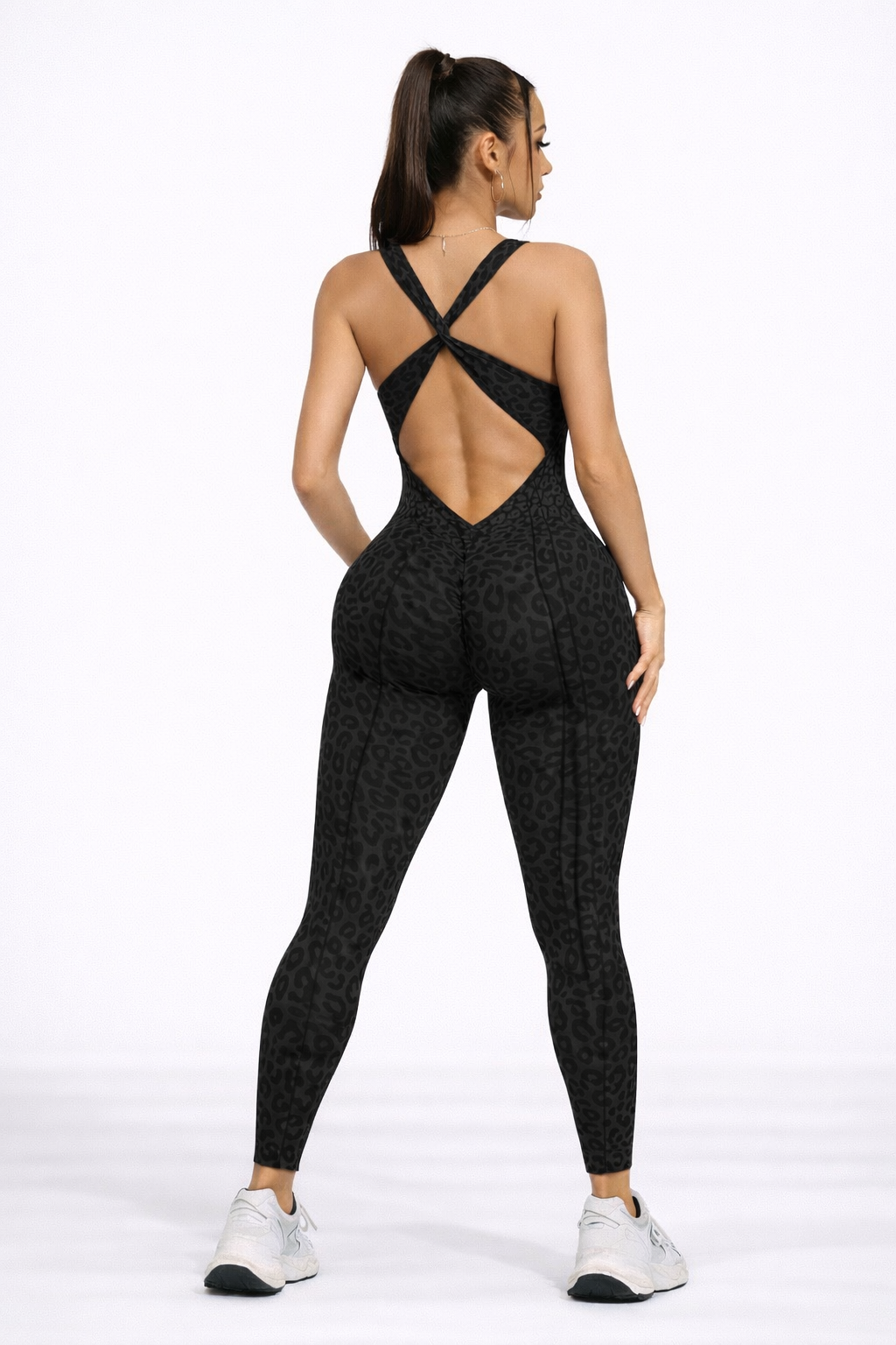 ‘Enterizo Push Up Sin Costuras – Animal Print Premium JMSports