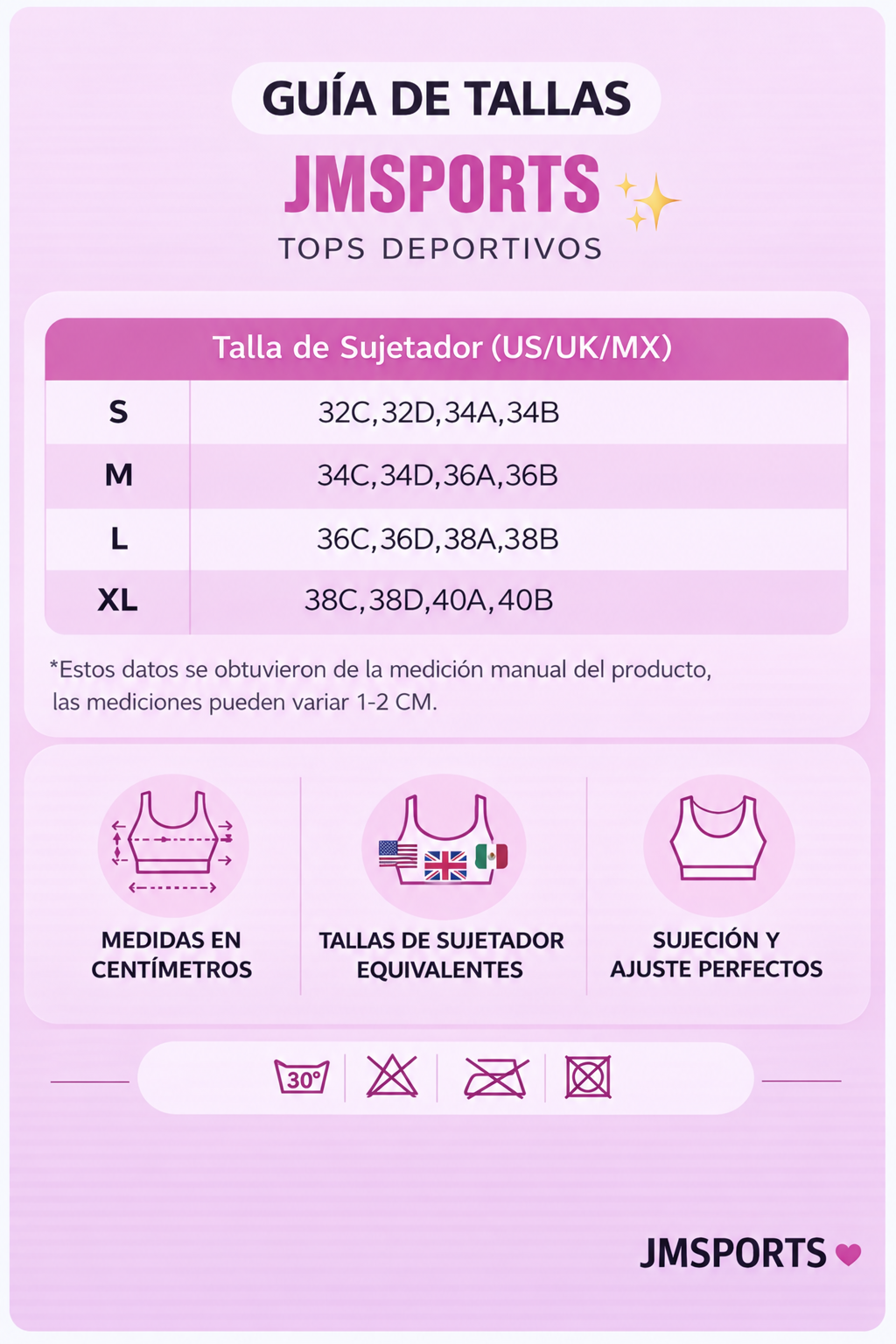 Guía de tallas