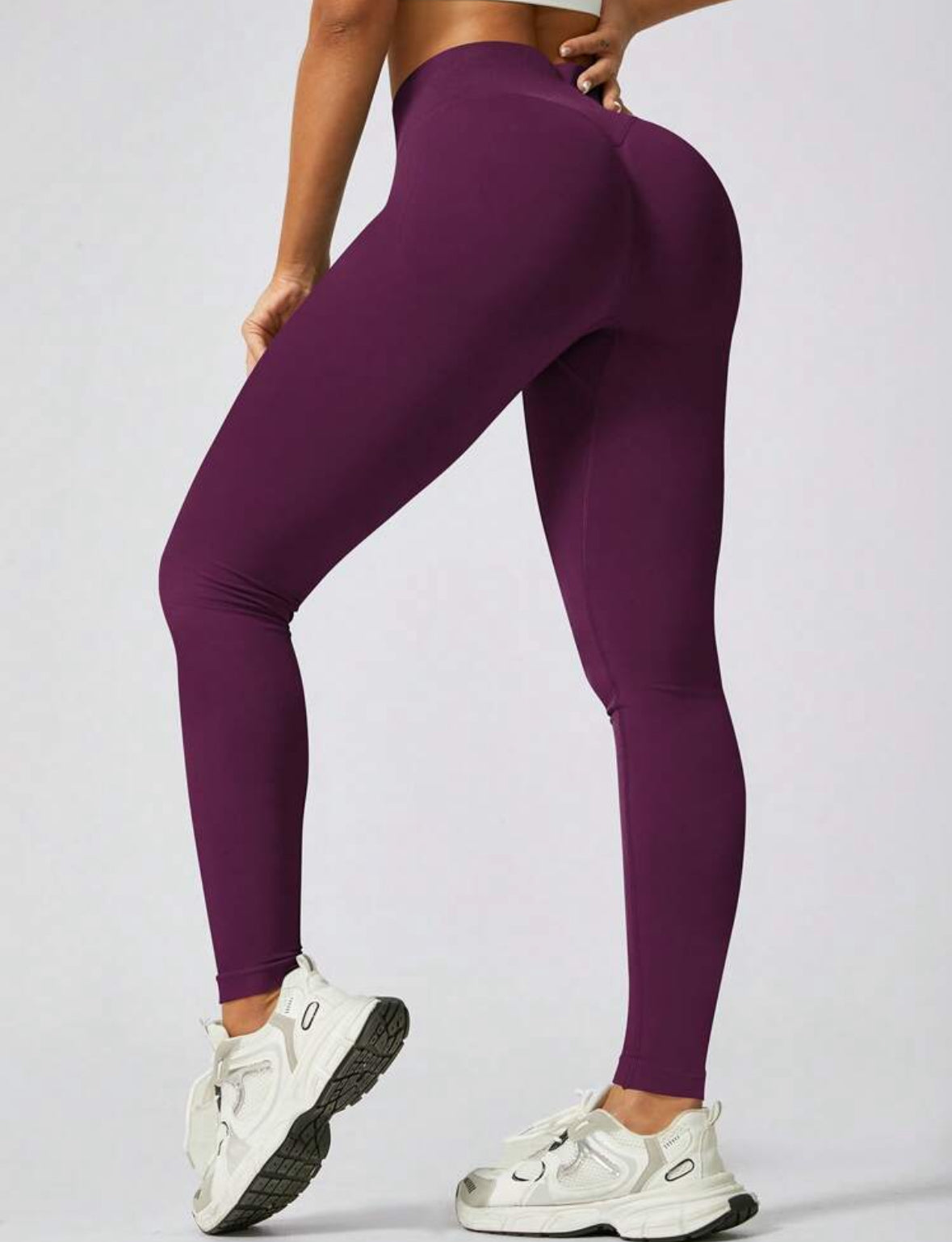 Leggings Push Up Premium – Moldeadores, Tono Liso, Sin costuras