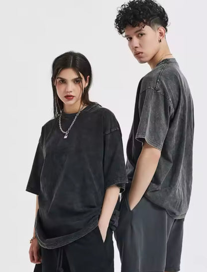 Playera Oversize Acid Wash 230 grs, 100% algodón