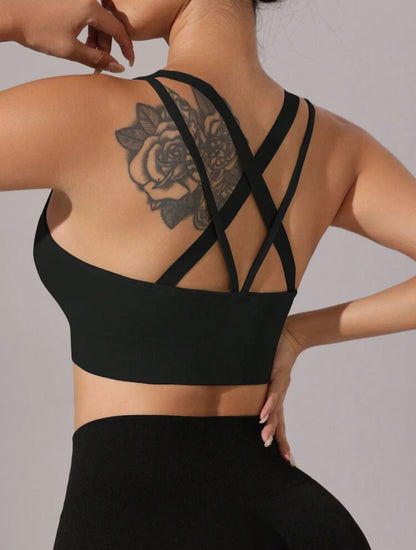 Top deportivo, sin costuras, liso , JMsports