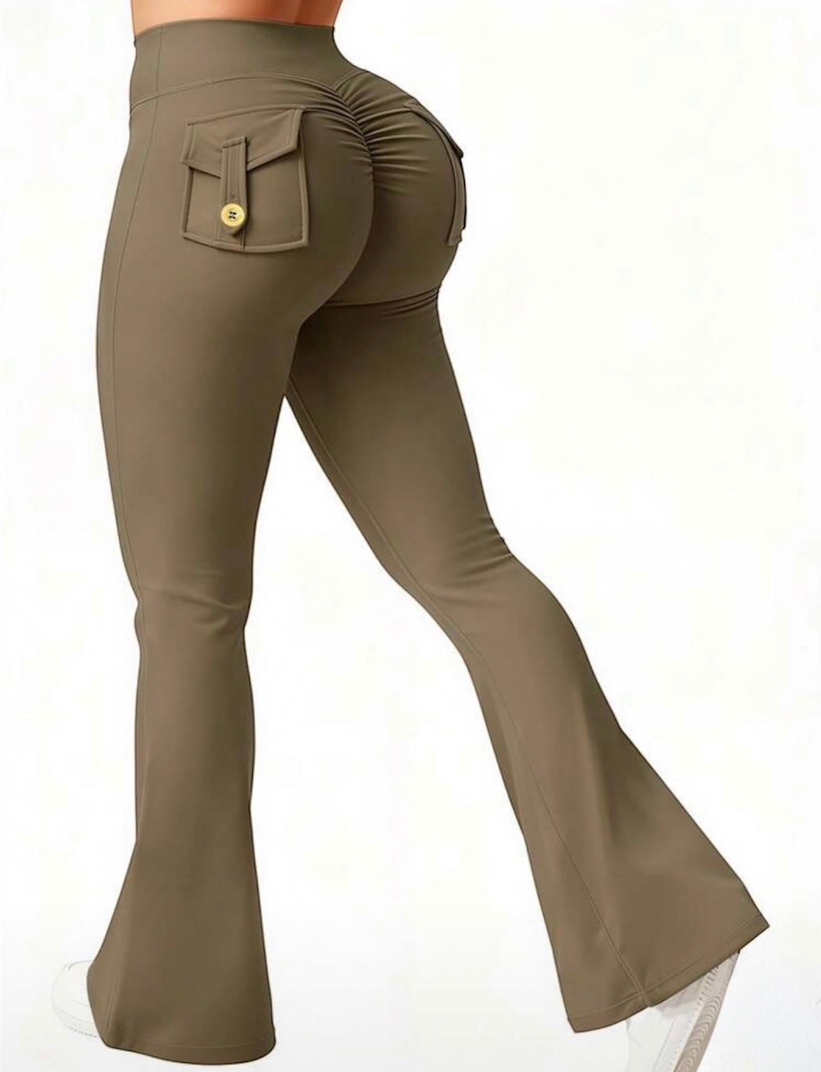 Leggings acampanados con bolsillos JMsports