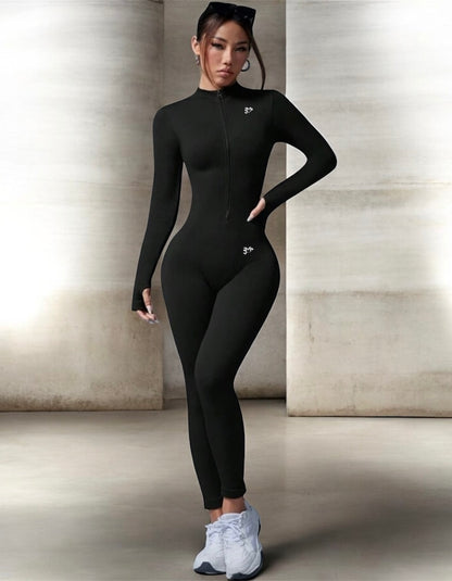 Enterizo Push Up, Sin costuras, Manga larga, Premium