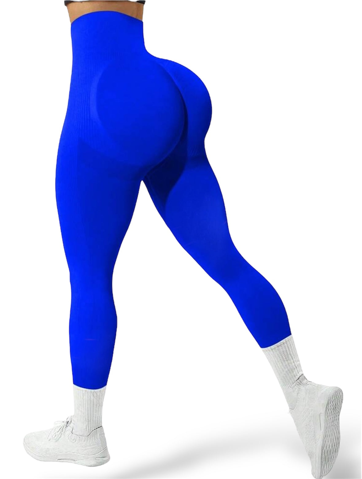 Leggins Deportivos, Push Up, Sin Costuras, Tono liso